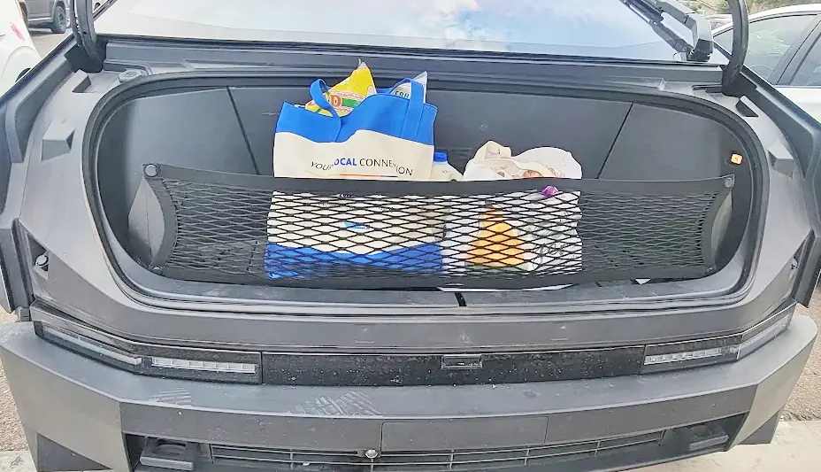 Tesla Cybertruck Frunk loose bag containment fence (3D print your own) 123735-01af175ad842033f11884ae332ce39b0
