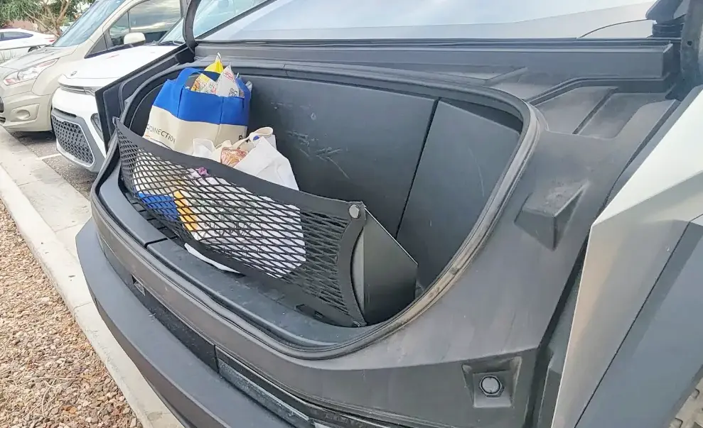 Tesla Cybertruck Frunk loose bag containment fence (3D print your own) 123736-382831db357f33df20fd923ee9dba48c
