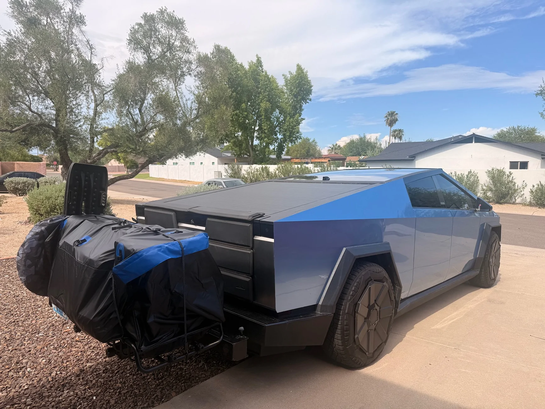 Tesla Cybertruck Arizona's Most-Remote Campground: Point Sublime North Rim of the Grand Canyon IMG_5662