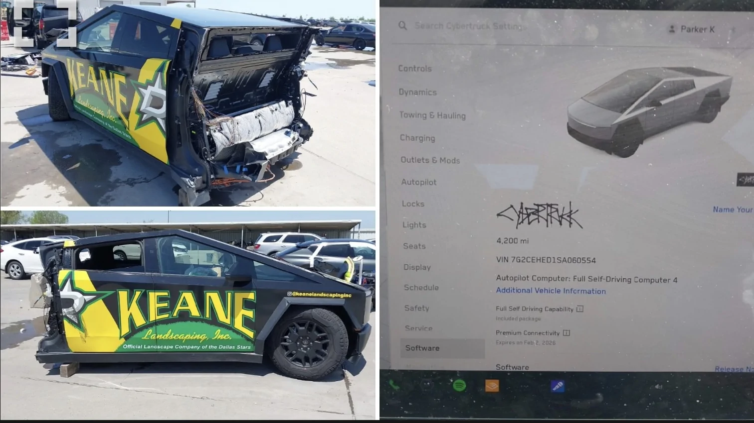 Tesla Cybertruck Accident:  Cybertruck Split In Half! Cybertruck