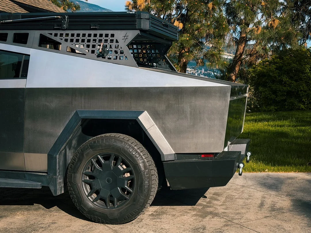 Tesla Cybertruck Wolfstorm Cybertruck Bumper Installation (Part I) 😩 IMG_5296