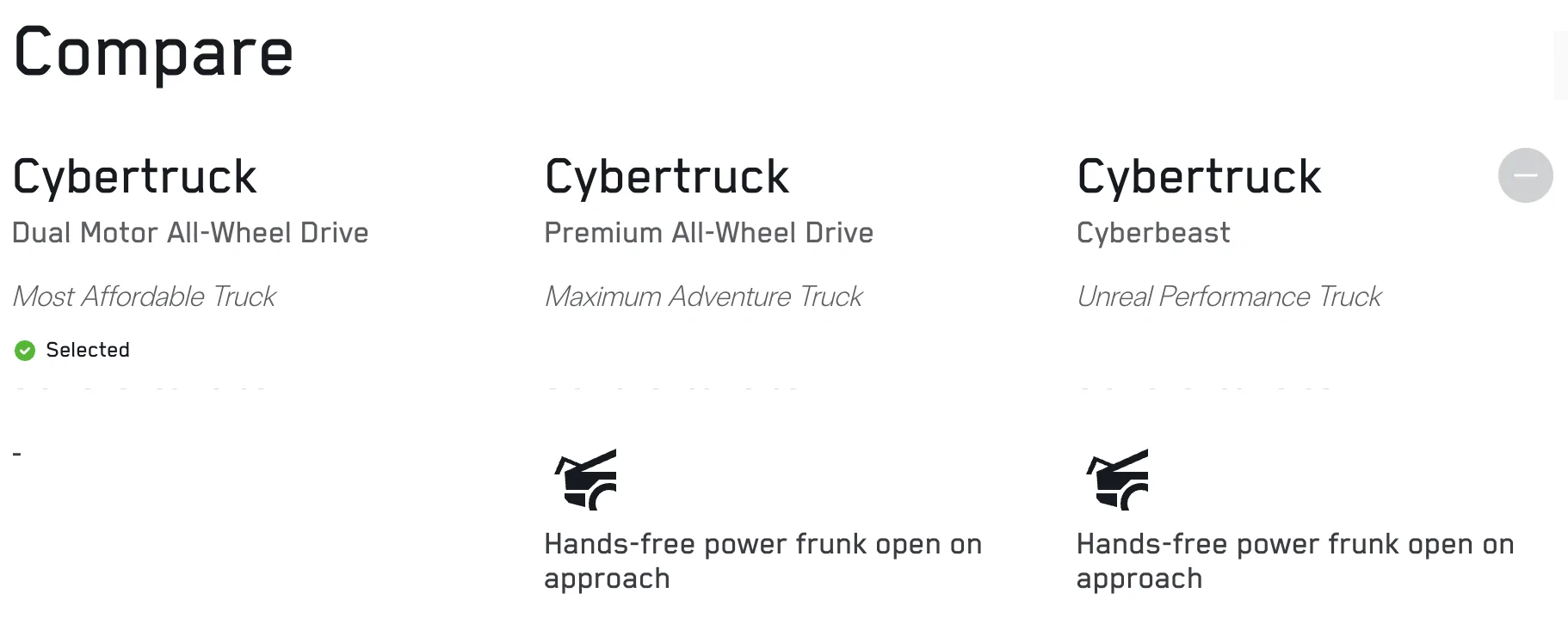 Tesla Cybertruck $59k Base Dual-Motor AWD Cybertruck Begin Delivery! Screenshot 2026-07-21 at 5.58.15 PM