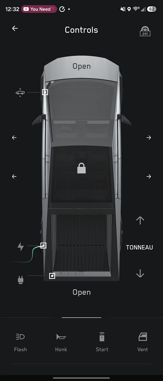 Tesla Cybertruck Tonneau cover/app issue (showing open on app even when closed) 1784739909381-uc