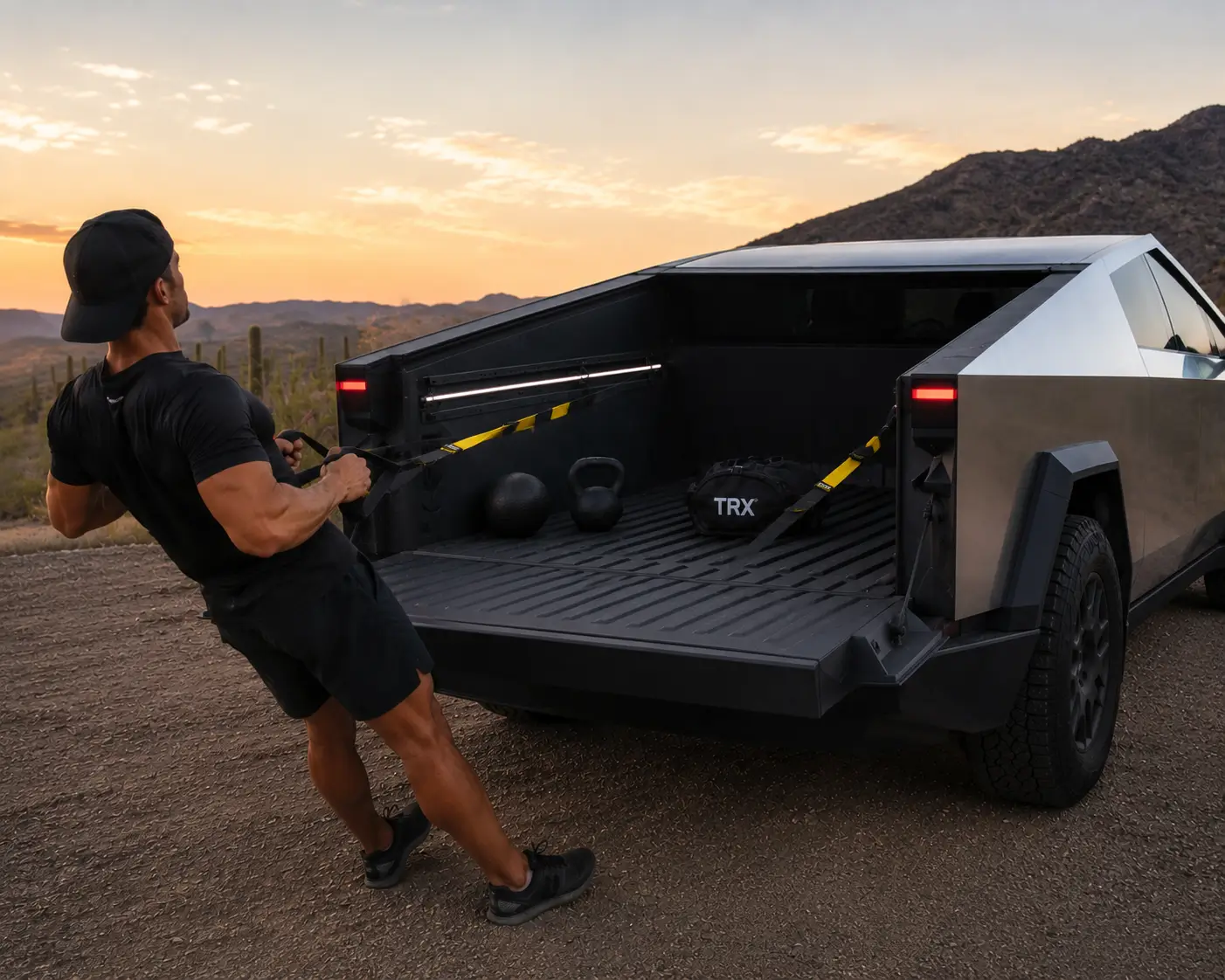 Tesla Cybertruck Pull straps for the vault - easy DIY install 1784898383098-5