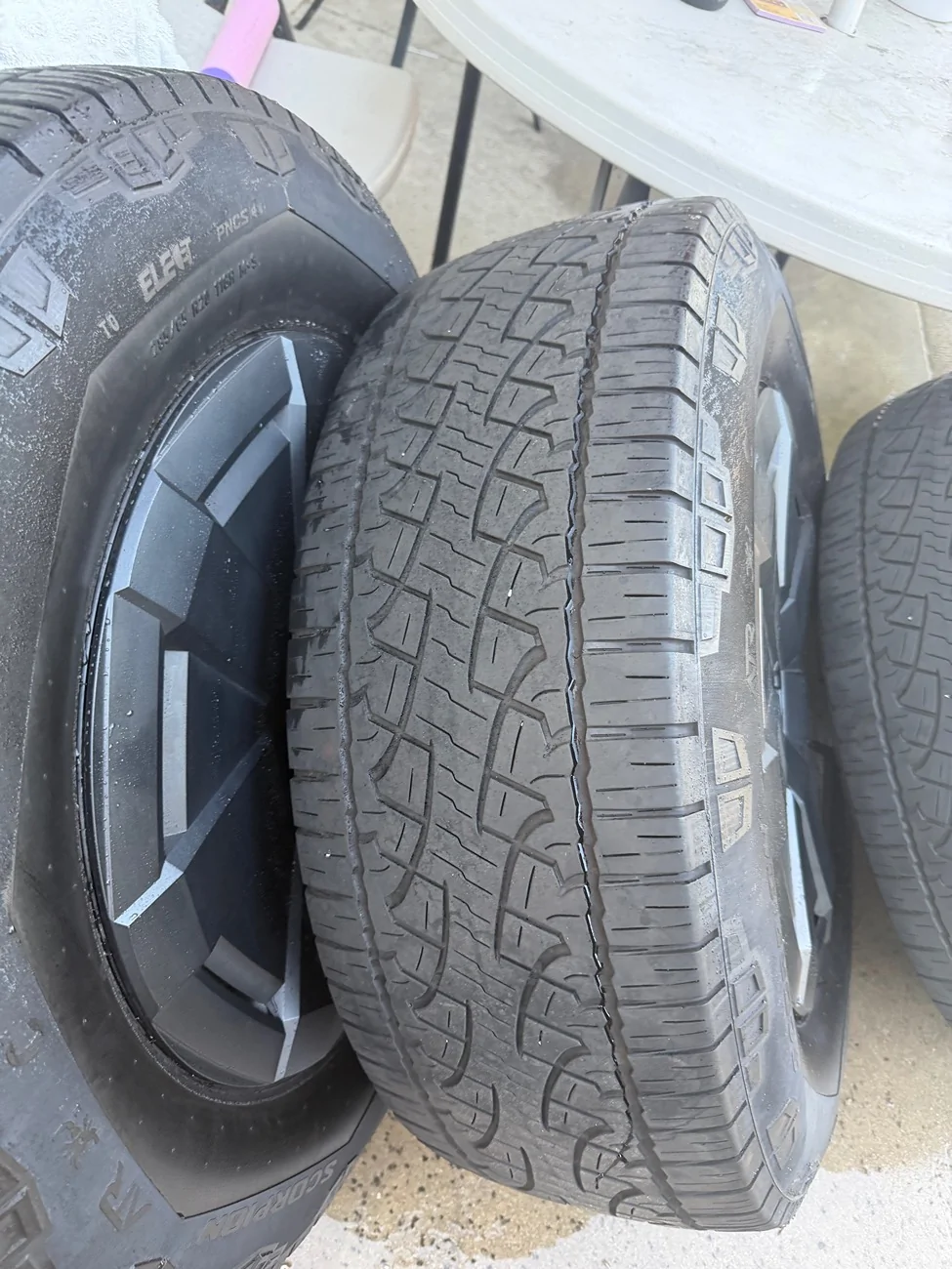 Tesla Cybertruck Core 20” Wheels and Tires IMG_3456