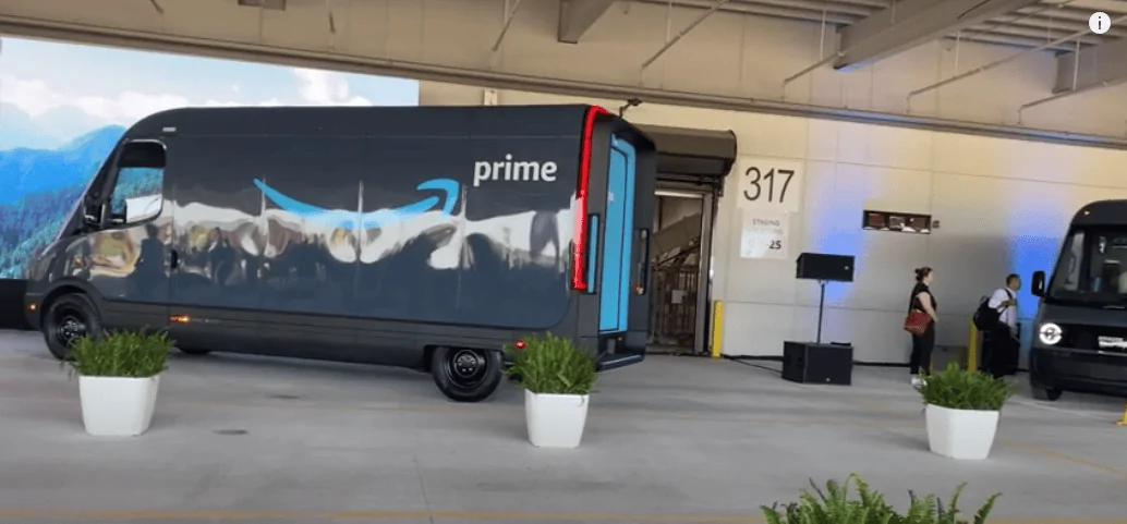 Tesla Cybertruck A Look Inside Rivian's Electric Delivery Vehicle 1658849986940