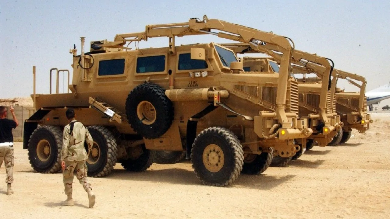 Tesla Cybertruck Got my reservation for a Silverado EV, tired of waiting Image-2-Buffalo-Mine-Protected-Clearance-Vehicl