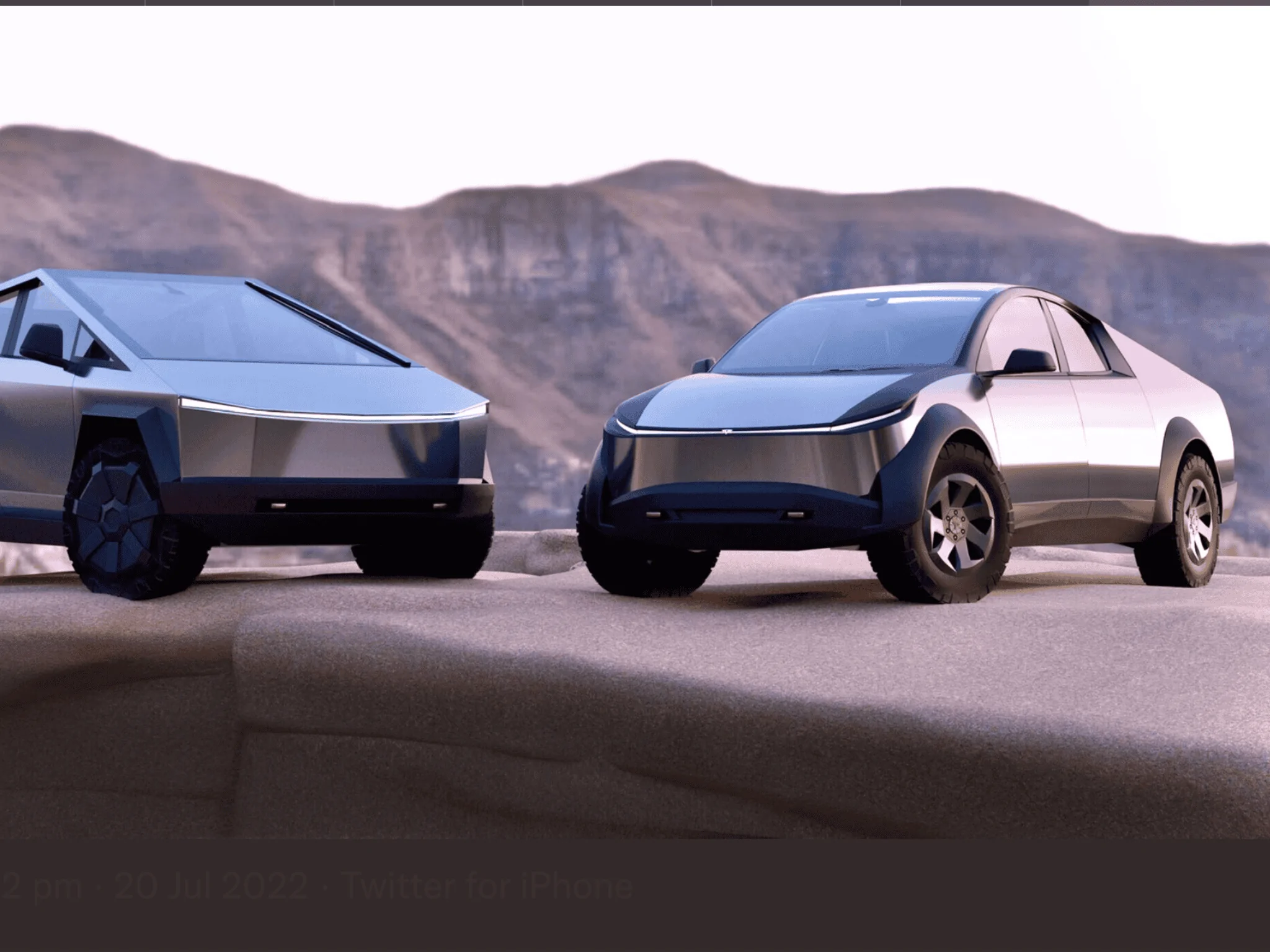 Tesla Cybertruck Wolverine on mod Y basis’ [rendered] 97A00103-1EE0-4753-A225-C6E4170C69EC