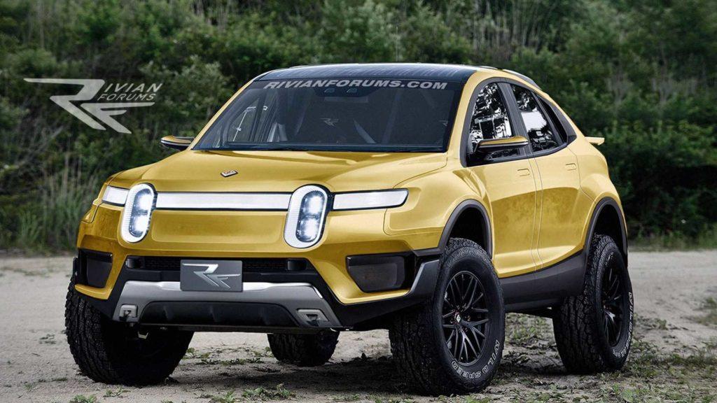 Tesla Cybertruck Wolverine on mod Y basis’ [rendered] rivian-rally-car-rendered-1024x576
