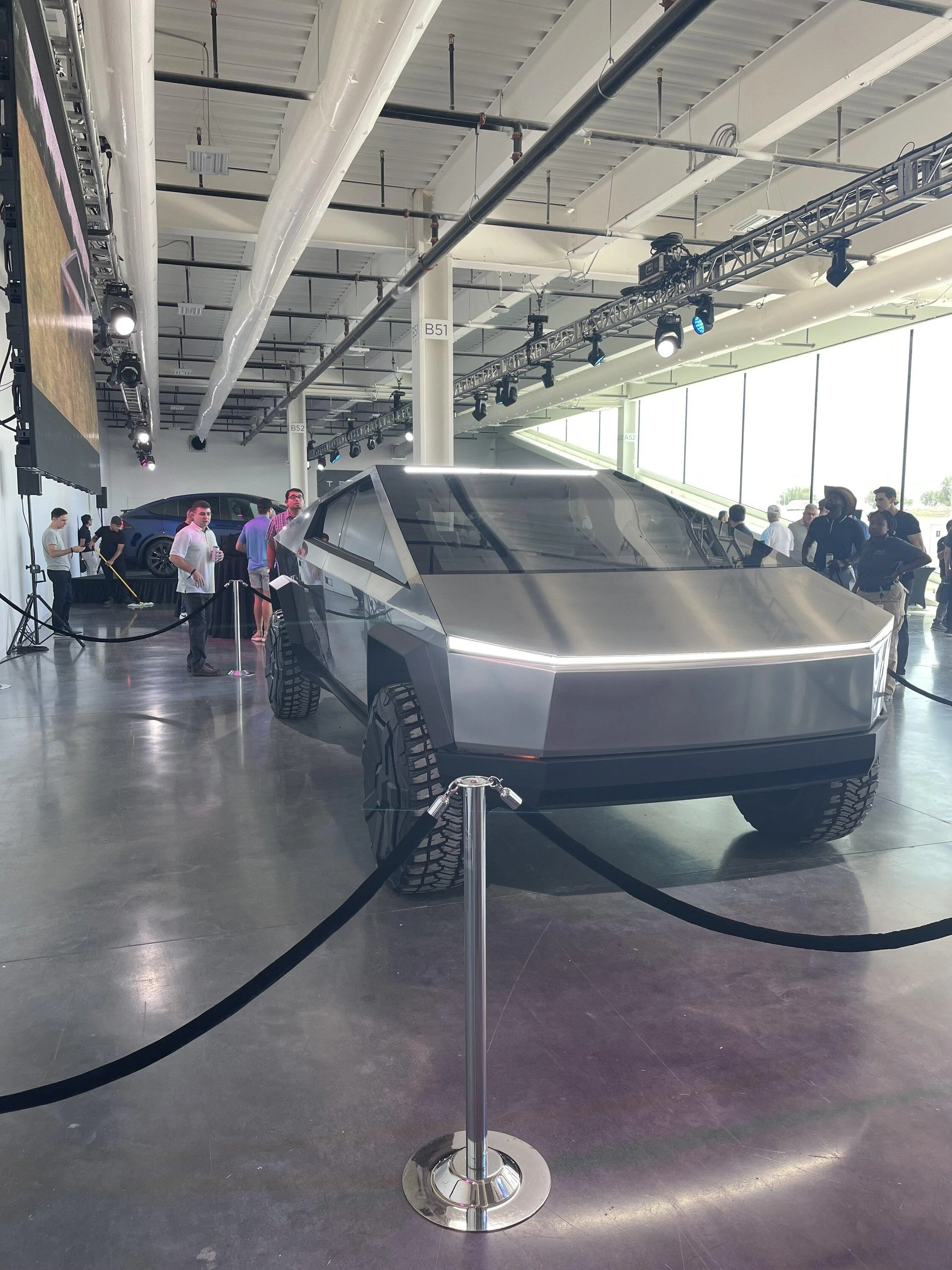 Tesla Cybertruck Photos of Cybertruck at 2022 Shareholder Meeting (Cyber Roundup) IMG-7620