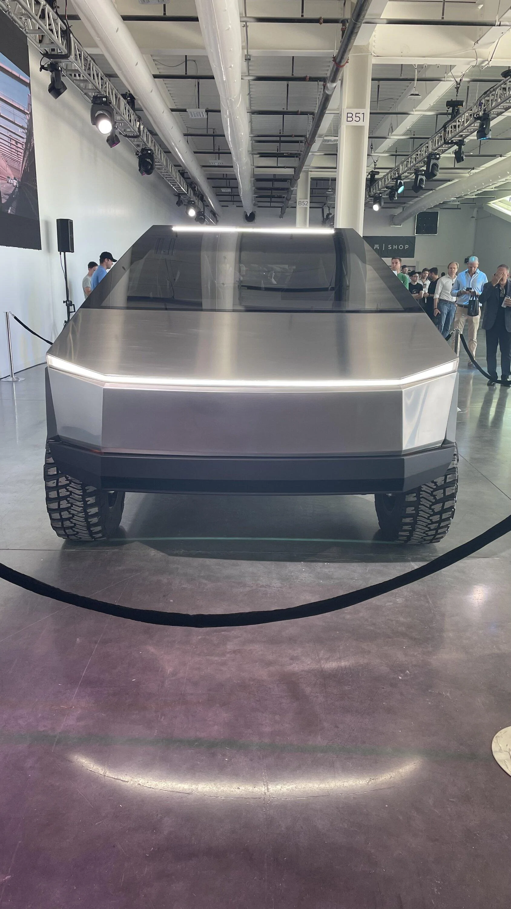 Tesla Cybertruck Photos of Cybertruck at 2022 Shareholder Meeting (Cyber Roundup) IMG-7617