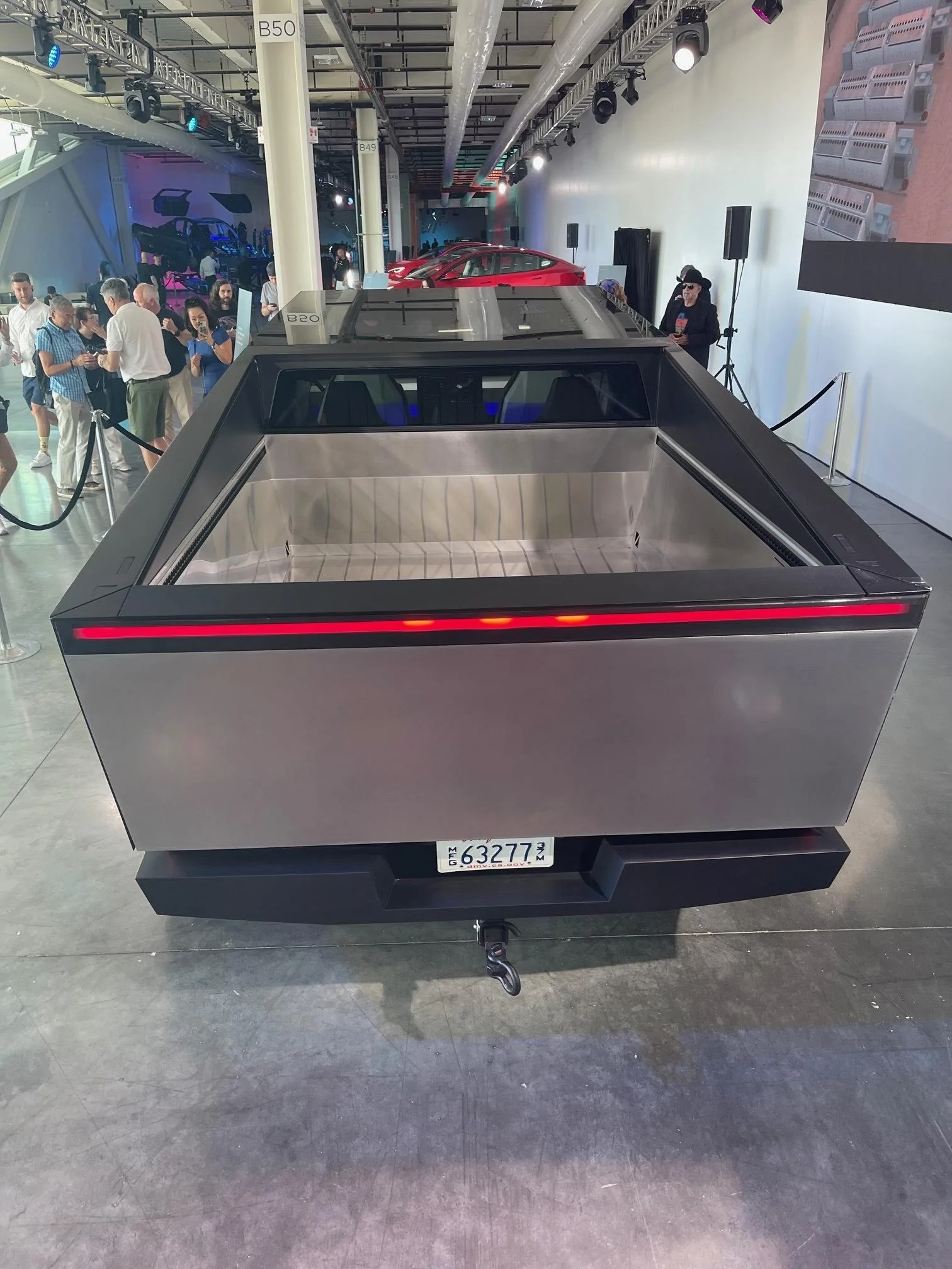 Tesla Cybertruck Photos of Cybertruck at 2022 Shareholder Meeting (Cyber Roundup) IMG_4430