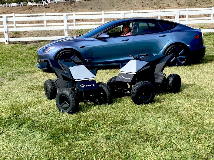 Tesla Cybertruck Tesla Owners Takeover San Luis Obispo, CA August 6, 2022 Tesla quad get together