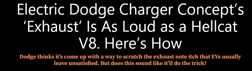 Tesla Cybertruck The real problem with EVs:  They're not LOUD 1661527079993