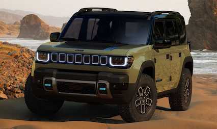 Tesla Cybertruck Jeep Recon EV Revealed! Off-Roading All-Electric Version of Wrangler Basically... 2024-jeep-recon-front-view-jpg-