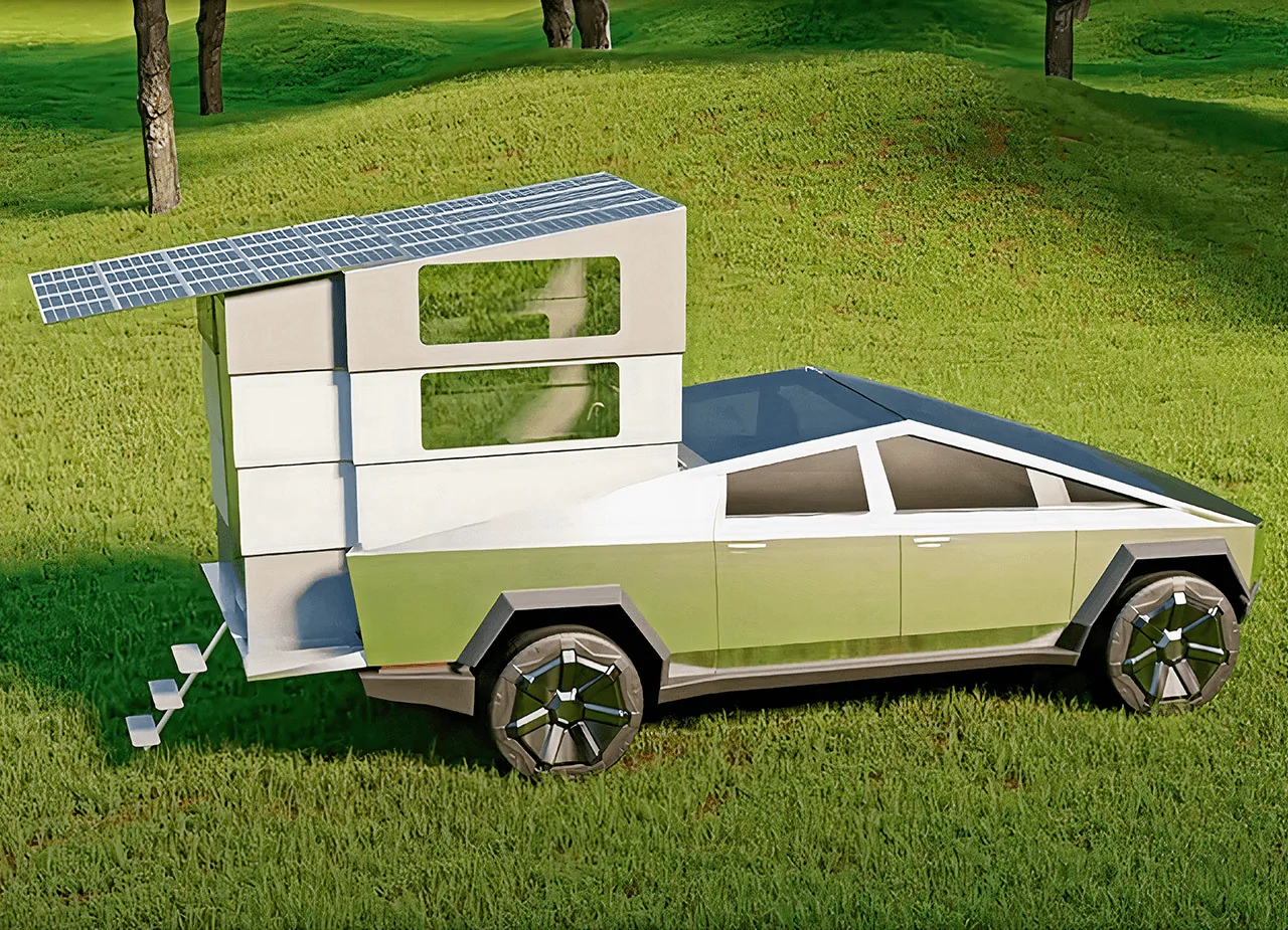 Tesla Cybertruck Official CyberTruck Trailer? 1663778622564
