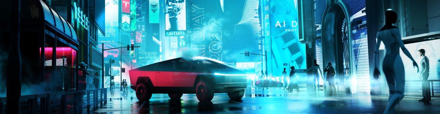 Tesla Cybertruck AI Day 2 Teaser Depicts Cybertruck Prototype C0369DD9-B0B6-4698-AC21-C877014698EA