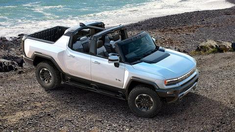 Tesla Cybertruck GM Hummer vs Tesla Cybertruck - Complete Review. gmc-hummer-ev-infinity-roof-ogi_480x480