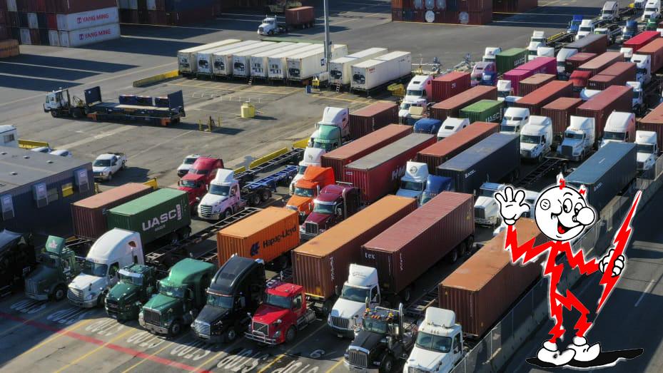 Tesla Cybertruck 9k Ton IDRA Gigapress For Cybertruck Has ARRIVED IN USA! trucks heading out