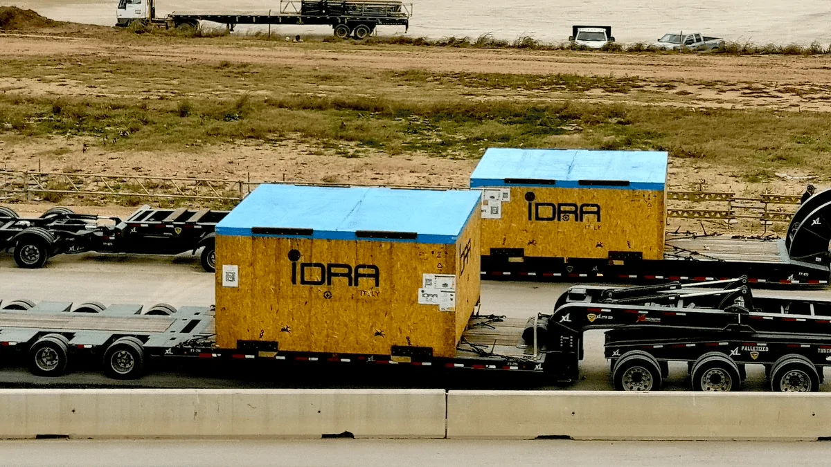 Tesla Cybertruck 9k Ton IDRA Gigapress For Cybertruck Has ARRIVED IN USA! 1665343417519