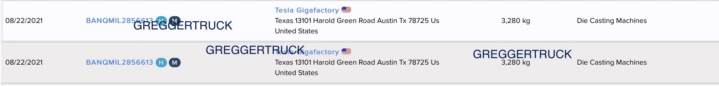 Tesla Cybertruck 9k Ton IDRA Gigapress For Cybertruck Has ARRIVED IN USA! Screen Shot 2022-10-10 at 11.36.10 AM