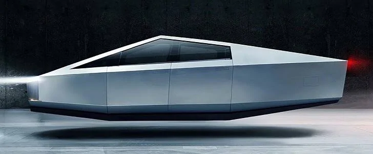 Tesla Cybertruck Elon says Cybertruck might have options for hitch mounted motor propeller or special wheel hub with paddles 🚣‍♂️ images (38)