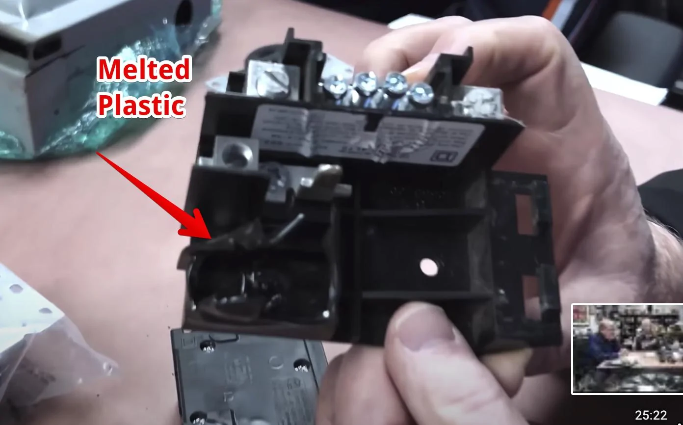 Tesla Cybertruck Are you using a Residential-rated receptacle Then an EV Industrial Rated receptacle to charge? Circuit Breaker Melted Plastic