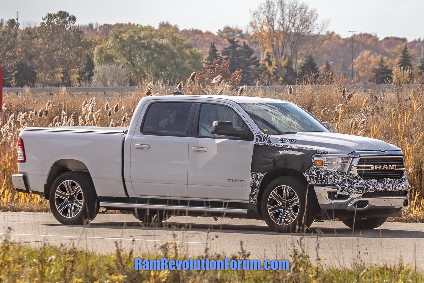 Tesla Cybertruck Ram 1500 REV - EV Pickup Mule Spied Testing For First Time 📸 1666815874779