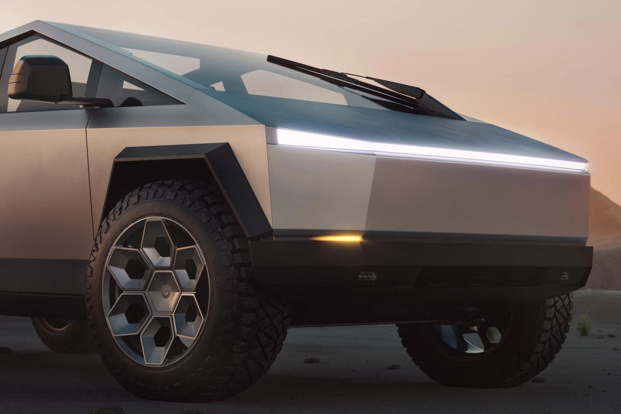 Tesla Cybertruck Unplugged Performance Aftermarket Wheels announcement reveals production Cybertruck design?!  [UP CYBRHEX Forged Wheels] FgAoau9VIAA-8ig