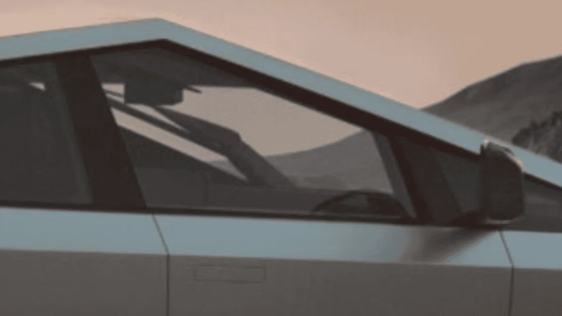 Tesla Cybertruck New Cybertruck video clip (from Cyber Rodeo 2022). Shows tail lights & reverse lights ACA1A2DA-94D8-4A53-ACC1-11F689716D58
