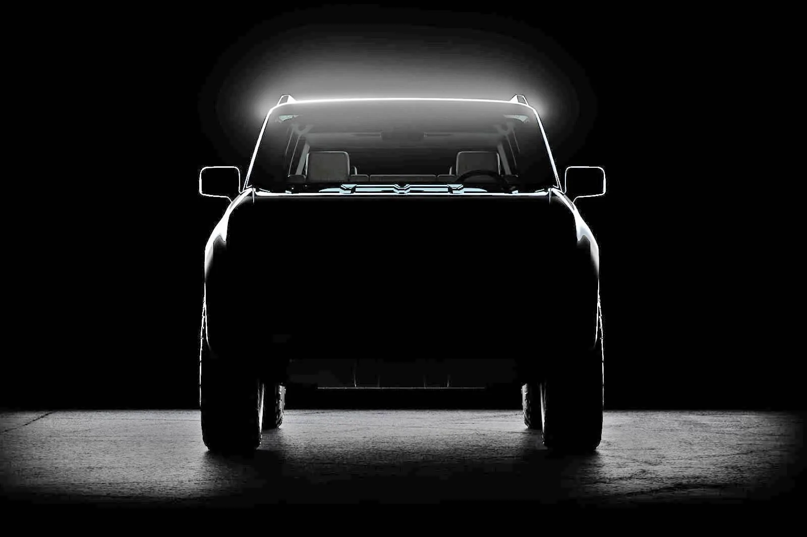 Tesla Cybertruck Scout EV pickup/SUV teaser released. Visit new sister-site @ ScoutEVforum.com scout-ev-concept-teaser-image-1-jpeg