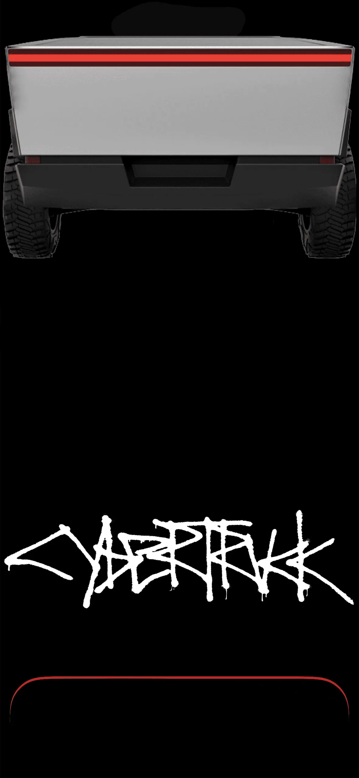 Tesla Cybertruck Cybertruck Dynamic Island Wallpaper (iPhone 14Pro) CT Dynamic Island2