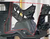 Tesla Cybertruck Cybertruck Body Prototype Casting spied uncovered!! 😲 1670689076214