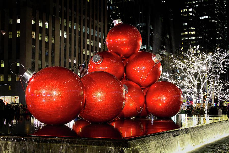 Tesla Cybertruck Unconfirmed 9K Press Being Delivered To Giga Austin Site TODAY! giant-christmas-ornaments-at-1251-sixth-avenue-nicole-badger