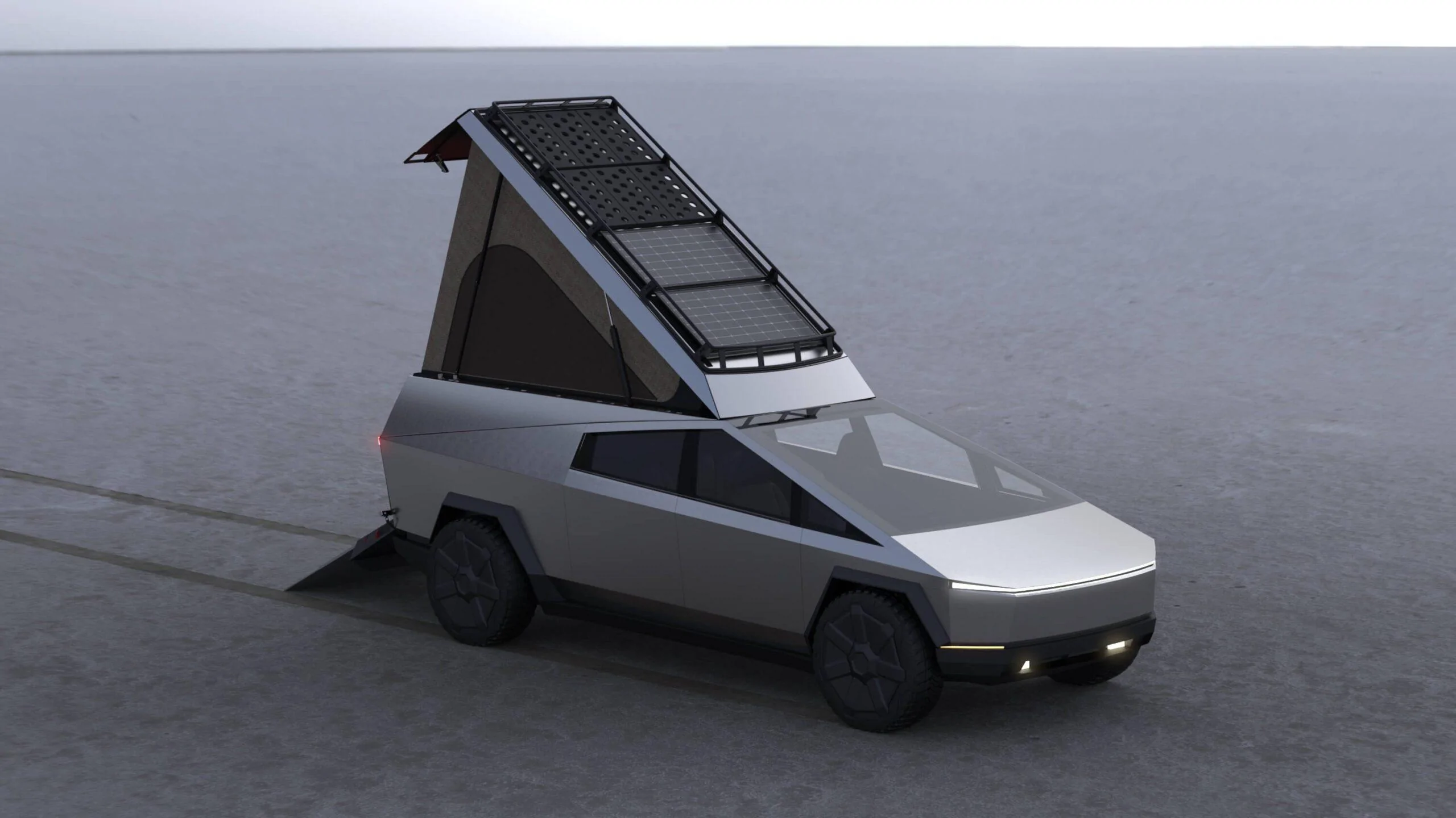 Tesla Cybertruck Space Camper for Cybertruck announced Tesla-Cybertruck-Camper-Truck2-scaled