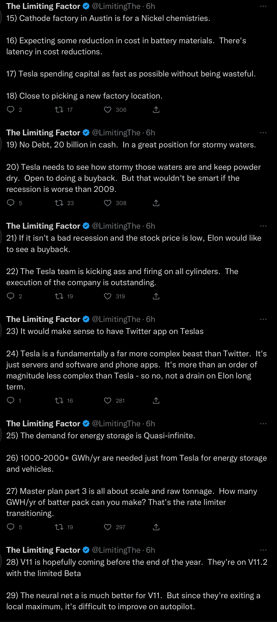 Tesla Cybertruck Elon Talks Economy, Possible Discounting, Demand Issues, Stock Sales, and TSLA on on Twitter Spaces 1671772458175