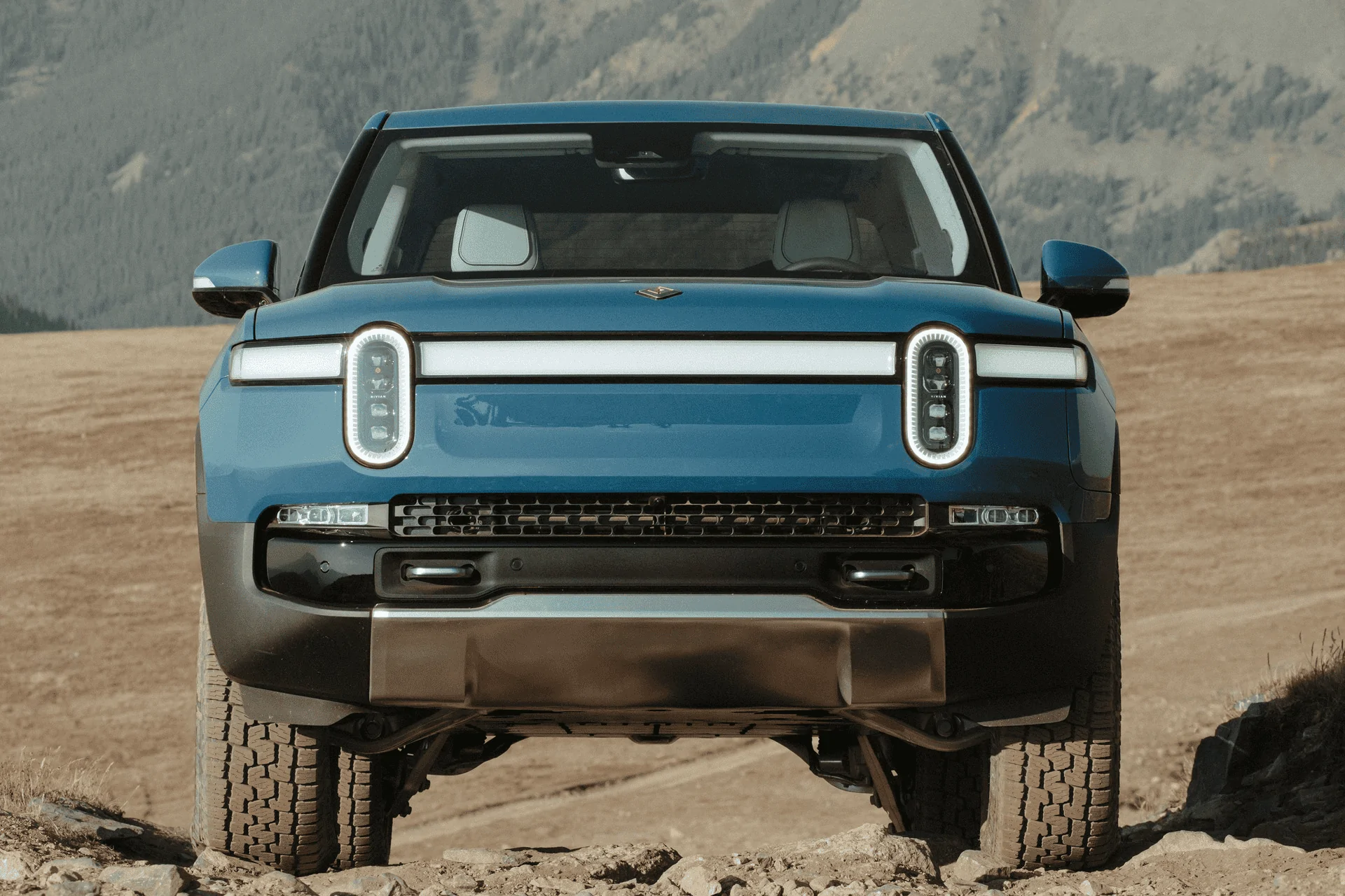 Tesla Cybertruck Rivian Rollover 1672189984537