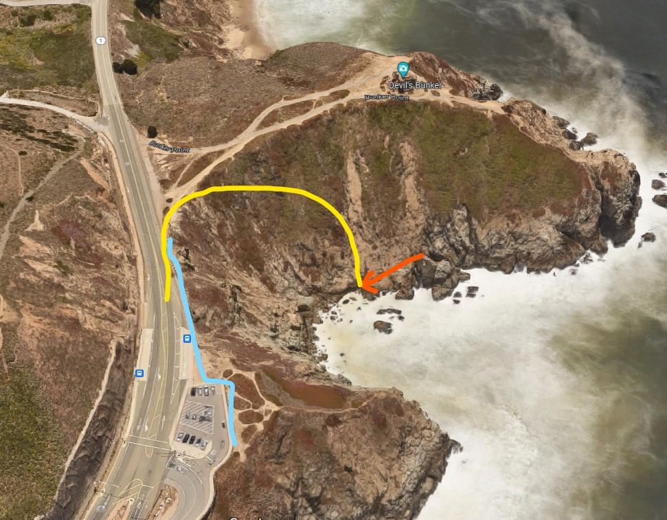Tesla Cybertruck Why is Tesla in the lead in for the article. Two adults survive Tesla plunges 250 feet off California Cliff? Possible crash path