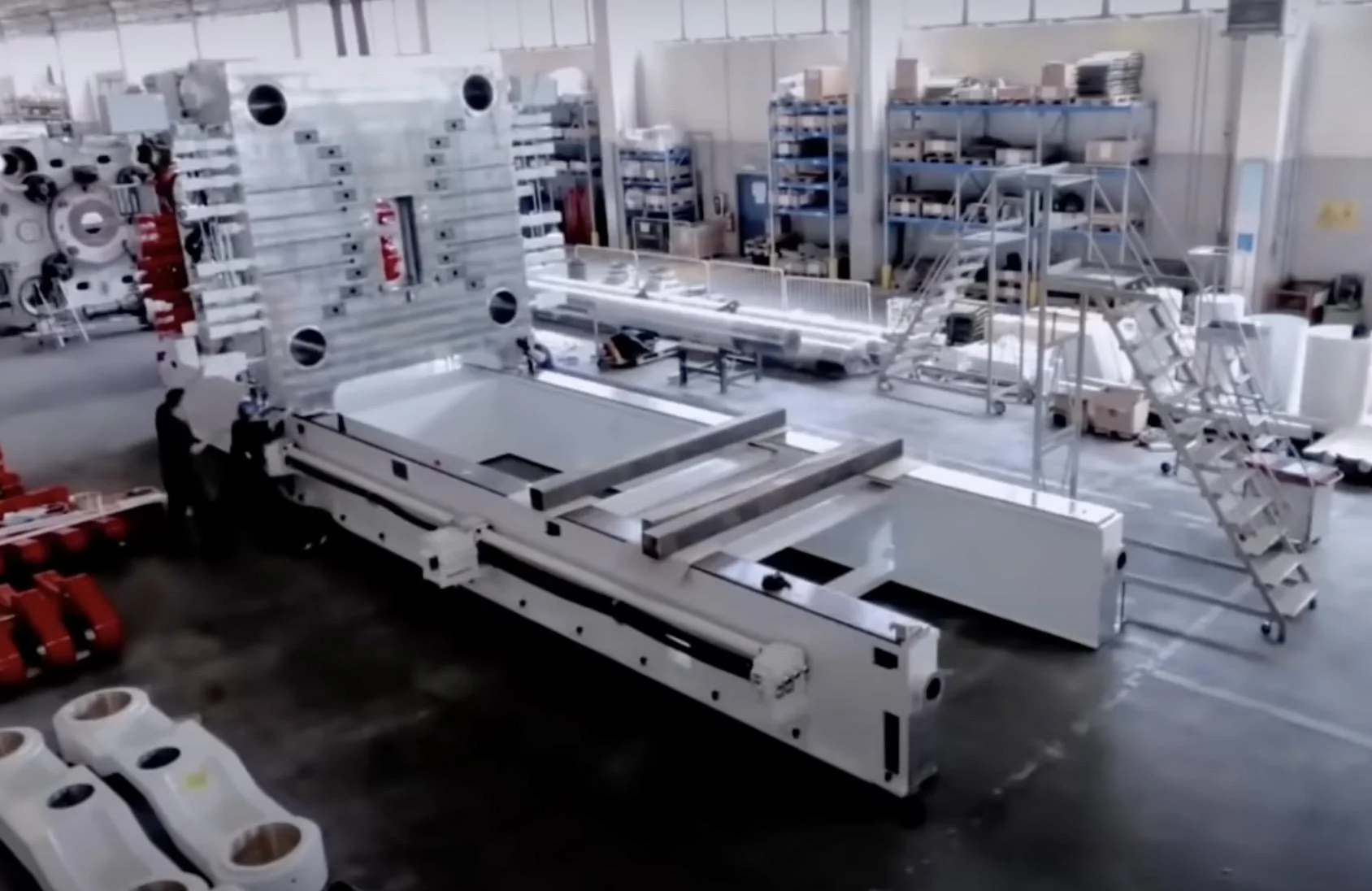 Tesla Cybertruck IDRA 9K Giga Press Parts Spotted inside Giga Texas! [Updated 1/11/23 with new pics] 1673388111968