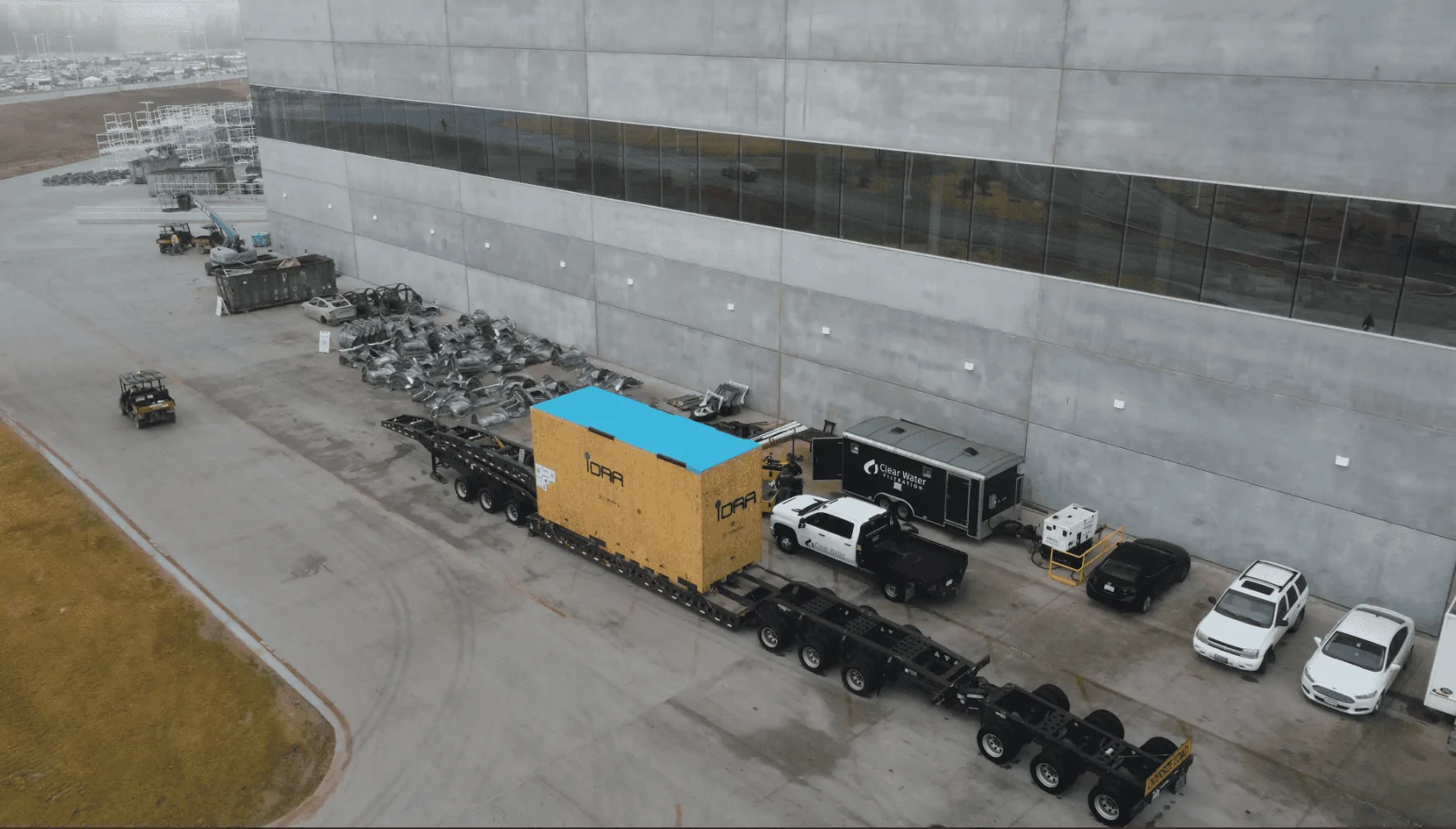 Tesla Cybertruck IDRA 9K Giga Press Parts Spotted inside Giga Texas! [Updated 1/11/23 with new pics] 1673455322626