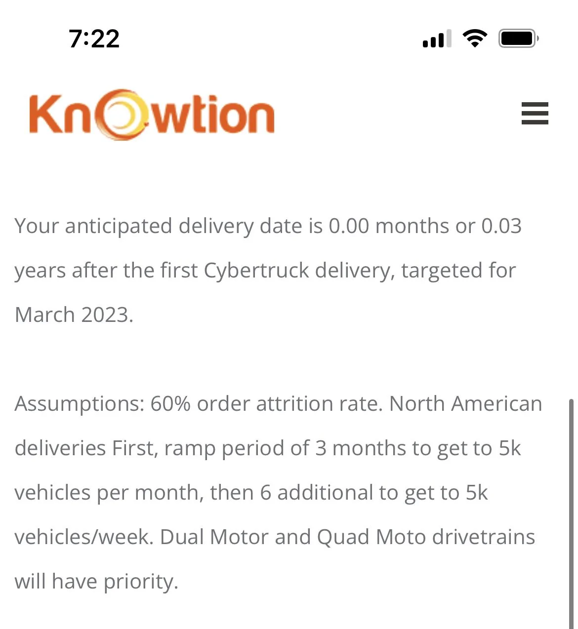 Tesla Cybertruck Article: Tesla advertising Cybertruck can pull “Near Infinite Mass” — What Does That Even Mean? CF331F91-9D3E-411F-BEAD-A5DB7C421948