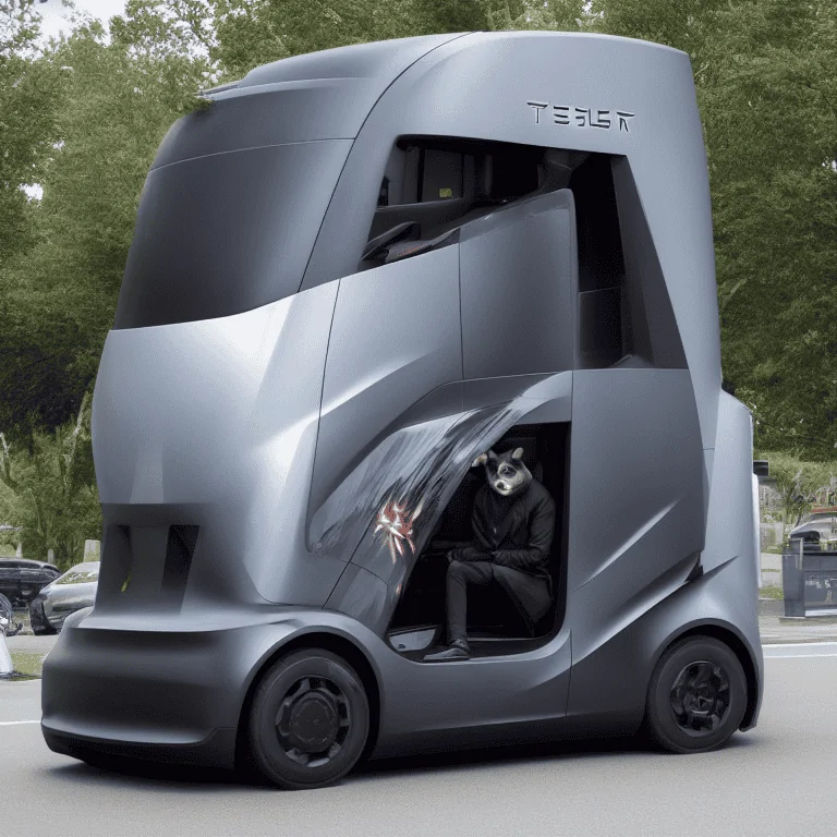 Tesla Cybertruck ChatGPT exposes hidden wipers at the TOP of windshield? Truck-raccoon2