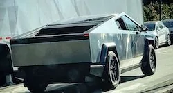 Tesla Cybertruck Clickbait or valid prediction? "Tesla Cybertruck Will Be Ford's Demise Towards Bankruptcy" Tesla Cybertruck triangle side view mirrors