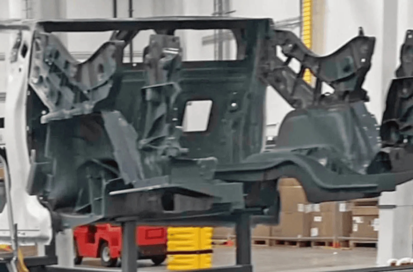 Tesla Cybertruck Cybertruck FULL FRONT VIEW! (2/9/23) 1676079343704