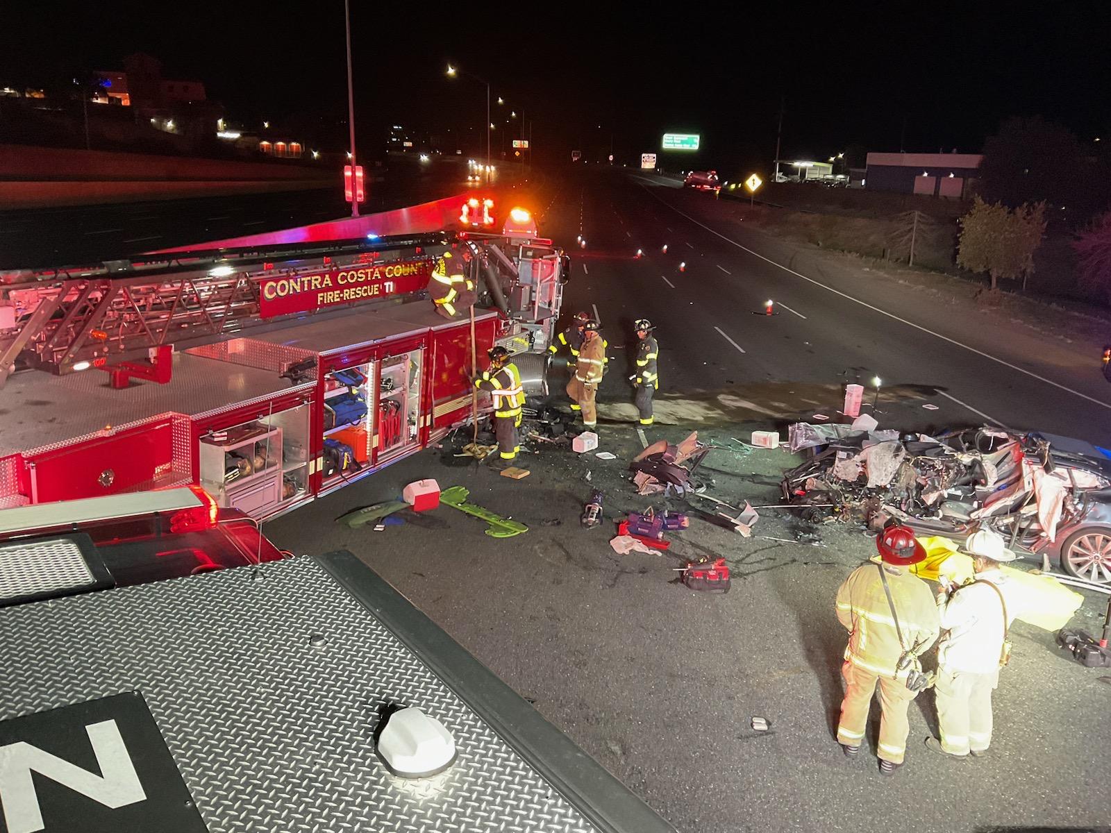 Tesla Cybertruck Why Do Teslas Keep Smashing Emergency Vehicles? (Warning: Graphic images in article) FpRBSriXsAYF2pE?format=jpg&name=large
