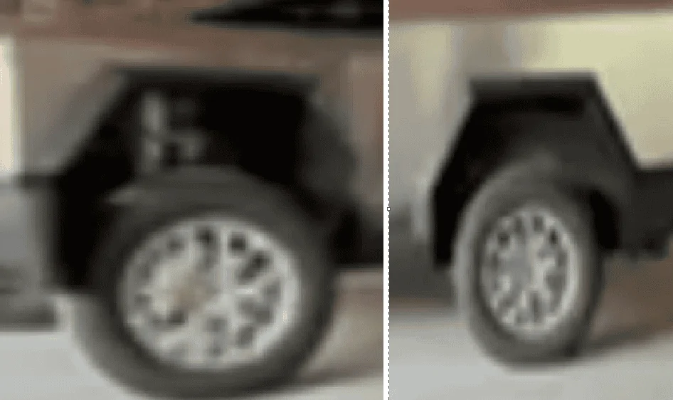 Tesla Cybertruck Video: Cybertruck in off-road suspension mode / highest ride height 1677035459487