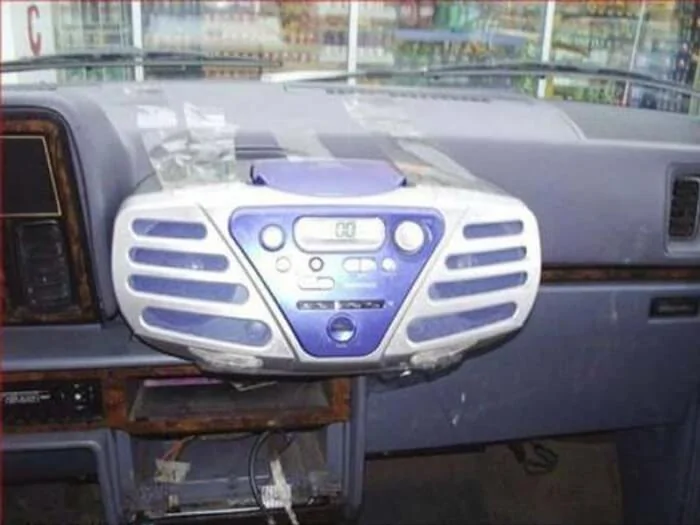 Tesla Cybertruck Will it be possible to outfit a cybertruck with a CD player without screwing things up? Brilliant-Examples-of-Redneck-Innovation-3