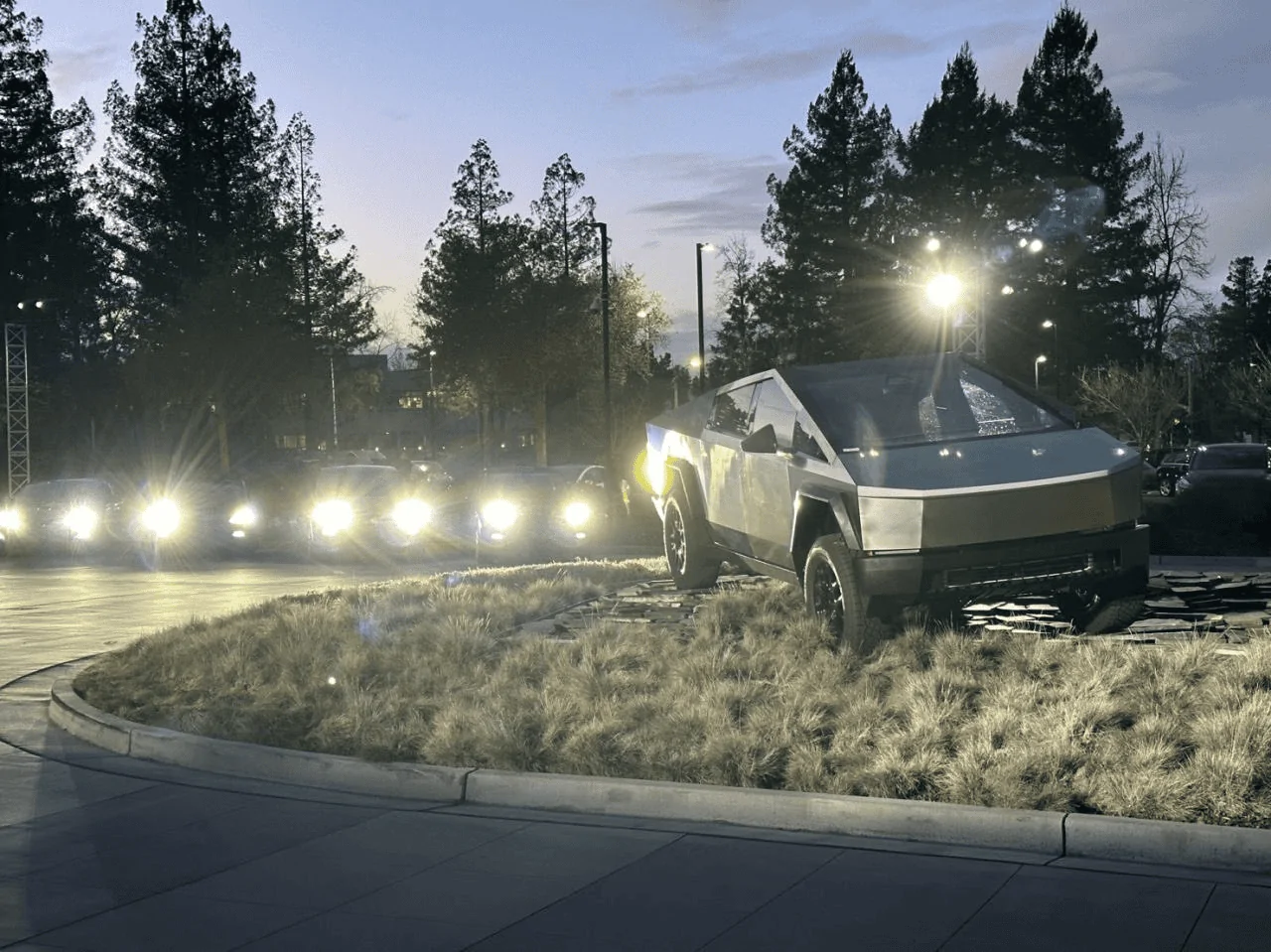 Tesla Cybertruck Latest Cybertruck spotted "off road" at Tesla Campus for Engineering Event!!! 👀 [VIDEO] IMG_5766