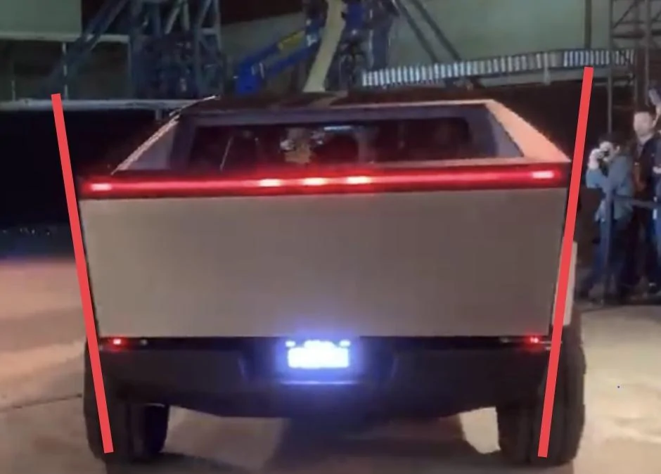 Tesla Cybertruck CT Rear End Deep Dive (har har) 1677174355745