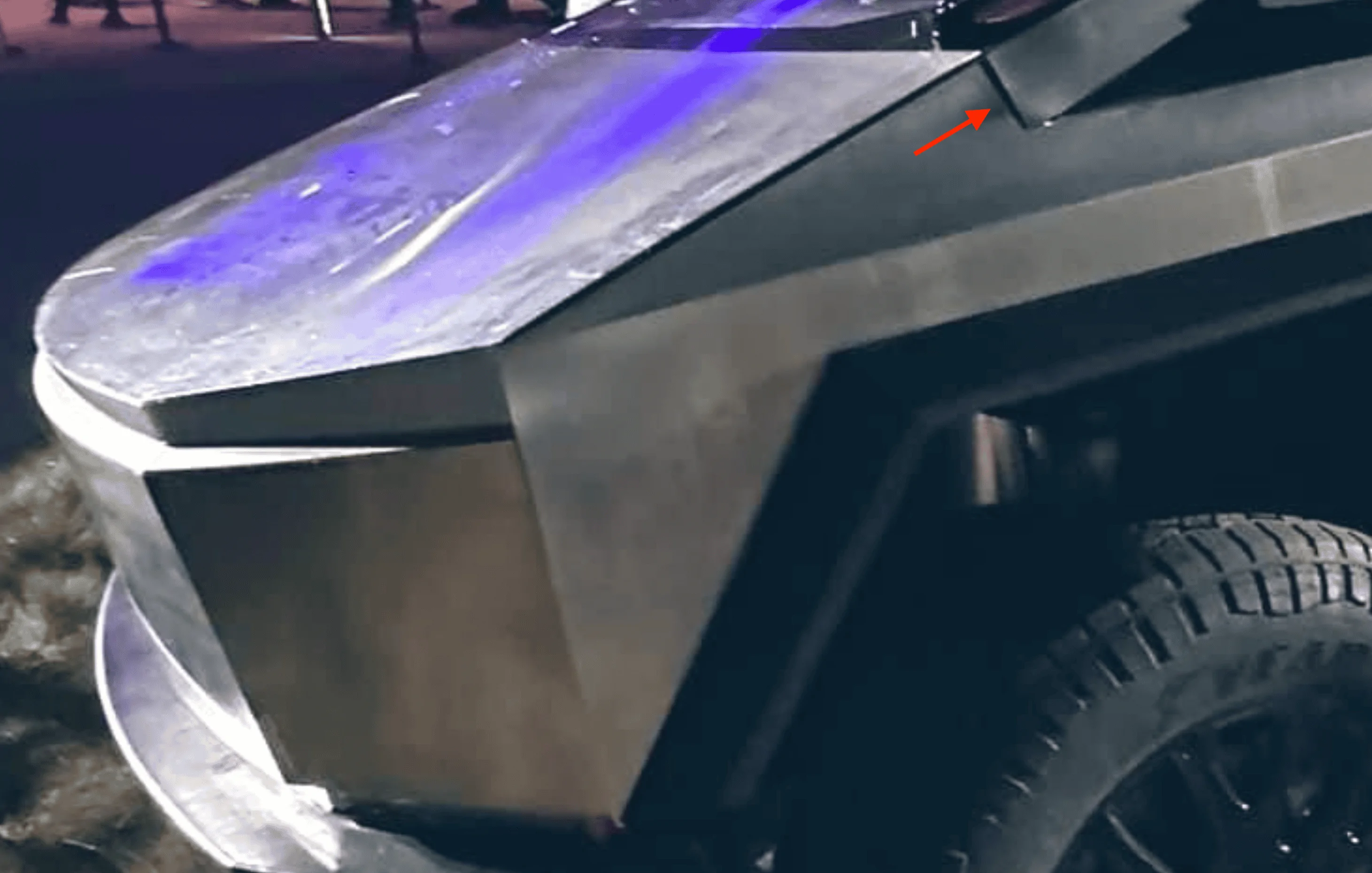 Tesla Cybertruck Incredible Max-Height Cybertruck Shot (Engineering Event, Palo Alto) a